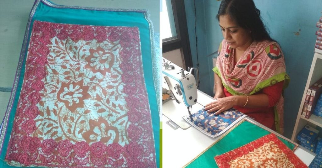 Kerala woman explains how to transform plastic waste into beautiful mats.